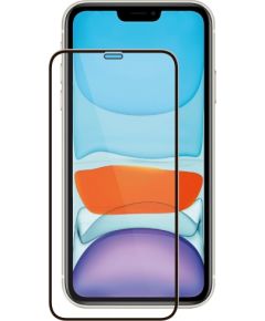 Fusion 5D glass aizsargstikls pilnam ekrānam Apple iPhone 13 Pro Max melns