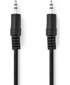 Nedis Aux Audio vads 3.5 mm -> 3.5 mm 2m Melns