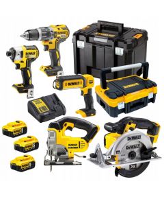 Dewalt DCK551P3T-QW 5 instrumentu komplekts XR Li-Ion 18V,