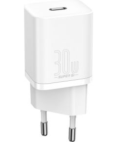 Зарядное устройство Baseus Super Si Quick Charger USB-C / 30W белое