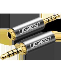 UGREEN 20501 Adapter 2.5 mm micro jack male to 3.5 mm mini jack female (gray)