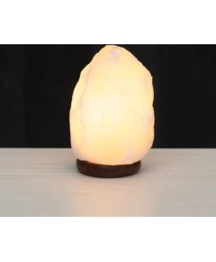 Galda lampa 4Living akmens sāls balta