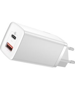 Baseus GaN2 Lite lādētājs USB-C / 65W balts