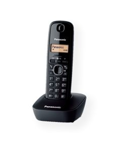 Panasonic Cordless KX-TG1611FXH Black, Caller ID, Wireless connection, Phonebook capacity 50 entries, Built-in display,