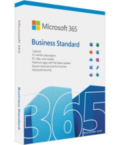 SW RET MICROSOFT 365 BUSINESS STANDARD ENG P8 KLQ-00650 MS Datoru programmatūra