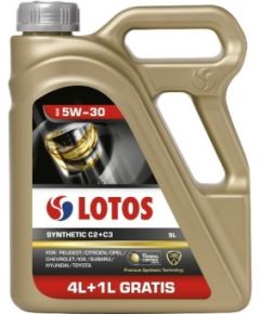 Motoreļļa LOTOS SYNTHETIC C2+C3 5W30 4+1L, Lotos Oil