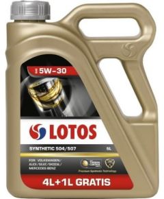 Motoreļļa LOTOS SYNTHETIC 504/507 5W30 4+1L, Lotos Oil