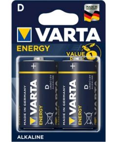 Varta 4120/D2 Alkaline LR20 1.5V Baterijas (2gab.) (EU Blister)