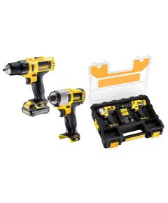 Dewalt DCK211D2T-QW 2 instrumentu komplekts XR Li-Ion 10.8V, DCD710 urbjmašīna-skrūvgriezis Li-Ion XR