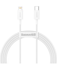 Baseus Superior vads USB Type C - Lightning 20 W 1,5 m balts (CATLYS-B02)