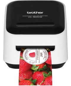 BROTHER VC-500W pilnkrāsu uzlīmju printeris (WiFI, USB, 9mm-50mm druka)