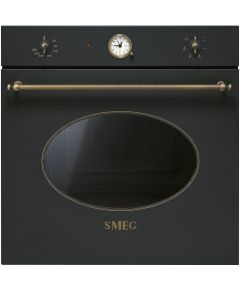 SMEG SF800AO Coloniale Anthracite Antique brass Cepeškrāsns