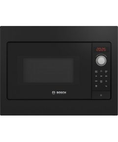 Bosch BFL523MB3 s2 mikroviļņu krāsns, iebūvējama, melna