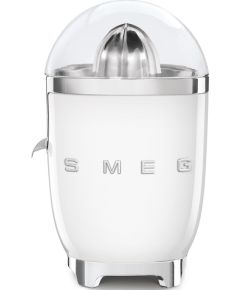 Smeg CJF01WHEU Citrus Juicer | Manual Pressure | White | 50's Style
