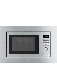 SMEG FMI020X Universale Stainless steel 20L mikroviļņu krāsns, iebūvējama