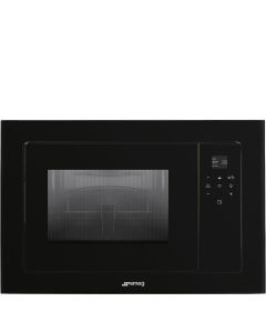 SMEG FMI120N2 Linea Black 20L mikroviļņu krāsns, iebūvējama