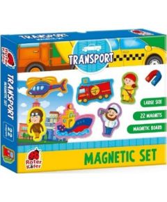 Roter Kafer Roter Käfer  Magnetic Puzzle Transport Art.RK2090-04 Puzle ar magnētiem Transports (Vladi Toys)