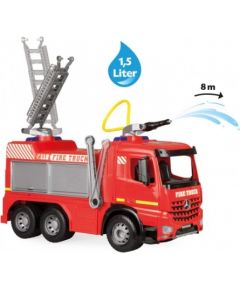 Ugunsdzēsēju mašīna liela ar pagarināmām kāpnēm un ūdens strūklu Fire Brigade Arocs kastē Lena Čehija 66 cm L02158