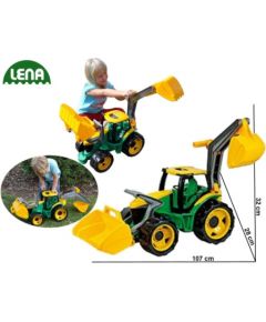 Traktors LENA MAXI ar kausu un iekrāvēju  107 cm L02080 (kastē)