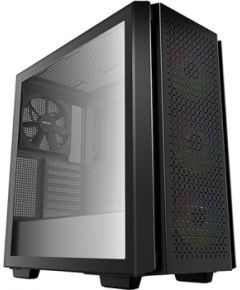 Deepcool MID TOWER CASE CG540  Side window, Black, Mid-Tower, Power supply included No