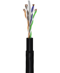 Goobay CAT 6 Outdoor-patch cable, U/UTP 94393 30 m, Black