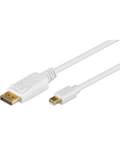 Goobay Mini DisplayPort adapter cable 1.2 52858 1 m, Gold-Plated connectors