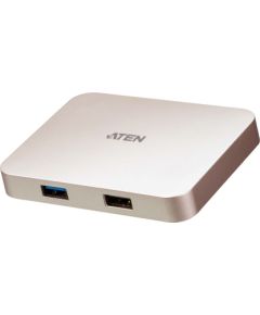 Aten USB-C 4K Ultra Mini Dock with Power Pass-through USB 3.0 (3.1 Gen 1) ports quantity 1, USB 2.0 ports quantity 1, HDMI ports quantity 1, USB 3.0 (3.1 Gen 1) Type-C ports quantity 1