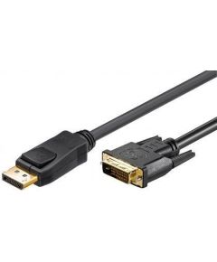 Goobay 51961 DisplayPort/DVI-D adapter cable 1.2, gold-plated, 2m