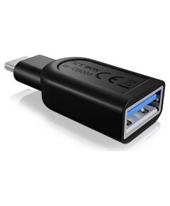 Raidsonic ICY BOX Adapter for USB 3.0 Type-C plug to USB 3.0 Type-A interface Black