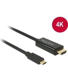 KAB USB-C > HDMI (ST-ST) 2m 4K 30Hz DeLOCK Black