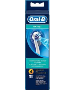 Oral-B Toothbrush Heads, OxyJet ED 17-4  Heads, For adults, Number of brush heads included 4, White