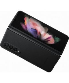 Samsung Galaxy Z Fold3 5G Leather Flip Cover Black