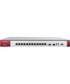 ZYXEL USG FLEX FIREWALL 12 GIGABIT USER-DEFINABLE PORTS, 2*SFP, 2* USB / 1 YR UTM BUNDLE