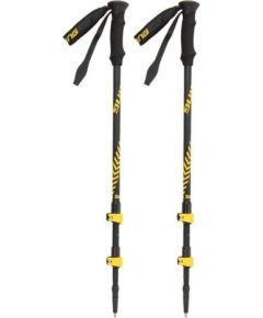 Trekking poles Viking Teho Trekking 610-19-3322-64, Black-Yellow Нордическая ходьба