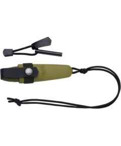 Morakniv® Eldris Neck Knife Green, Fire Starter Kit