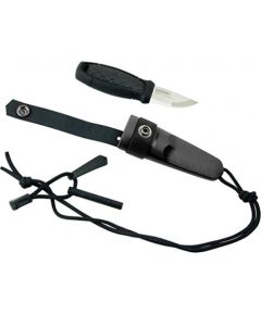 Morakniv® Eldris Neck Knife Black, Fire Starter Kit