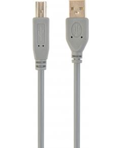 Cablexpert CCP-USB2-AMBM-6G USB 2.0 A-plug B-plug 6ft cable, grey color