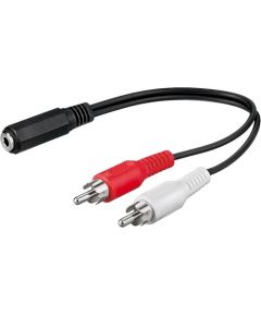 Goobay Audio cable adapter, 3.5 mm 50092