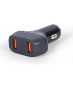 MOBILE CHARGER CAR USB-C/TA-U2QC3-CAR-01 GEMBIRD