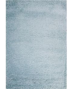 Carpet VELLOSA-6, 100x150cm, turquoise long pile carpet