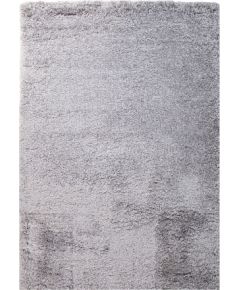 Carpet VELLOSA-2, 160x230cm, grey long pile carpet