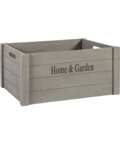 Деревянный ящик HOME&GARDEN-3, S- 31x21xH18см, серый