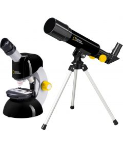 National Geographic Teleskopa 50/360 un Mikroskopa 40x-640x komplekts