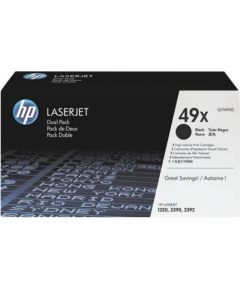 HP Q5949XD No.49XD Dual Pack Black Cartrdige (Q5949XD) EOL