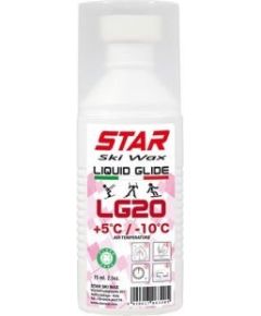 Star Ski Wax LG20 +5/-10°C Liquid Glide Wax Sponge 75ml / +5...-10 °C