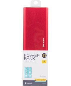 Platinet power bank 5000mAh Li-Po 2xUSB, красный (43175)