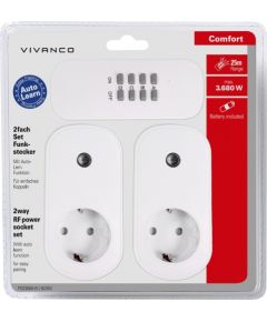 Vivanco socket set RF 3680W 2pcs (62353)