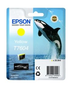 Epson T7604 Ink Cartridge, Yellow