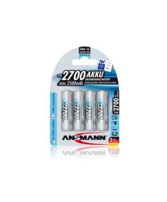 Akumulators R6 (AA) 1.2V 2700mAh Ni-Mh ANSMANN (4 gab.iepakojums)