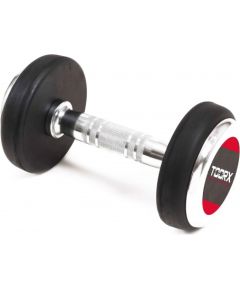Professional rubber dumbbell TOORX 10kg